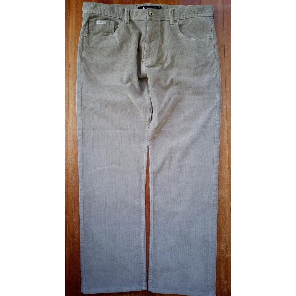 Calvin Klein Men's Corduroy Pants 38x31 (actual) Light Brown Straight Leg